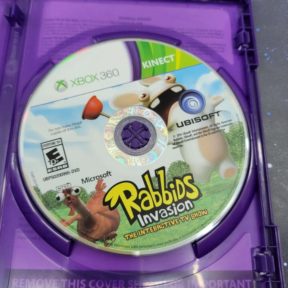 Rabbids Invasion The Interactive TV Show (Microsoft Xbox 360) Video Game